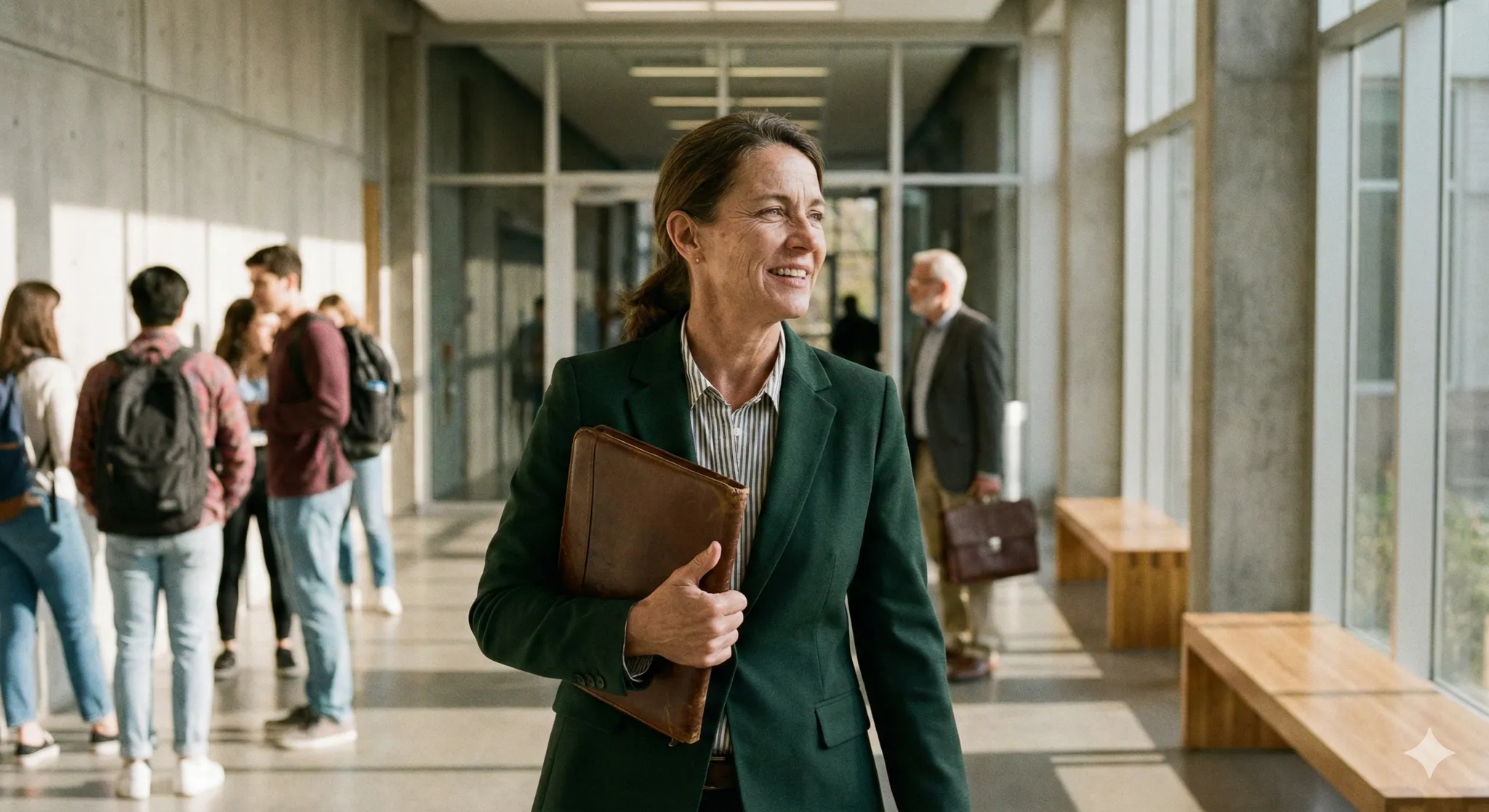 Modern workspace representing the future of university-industry collaboration